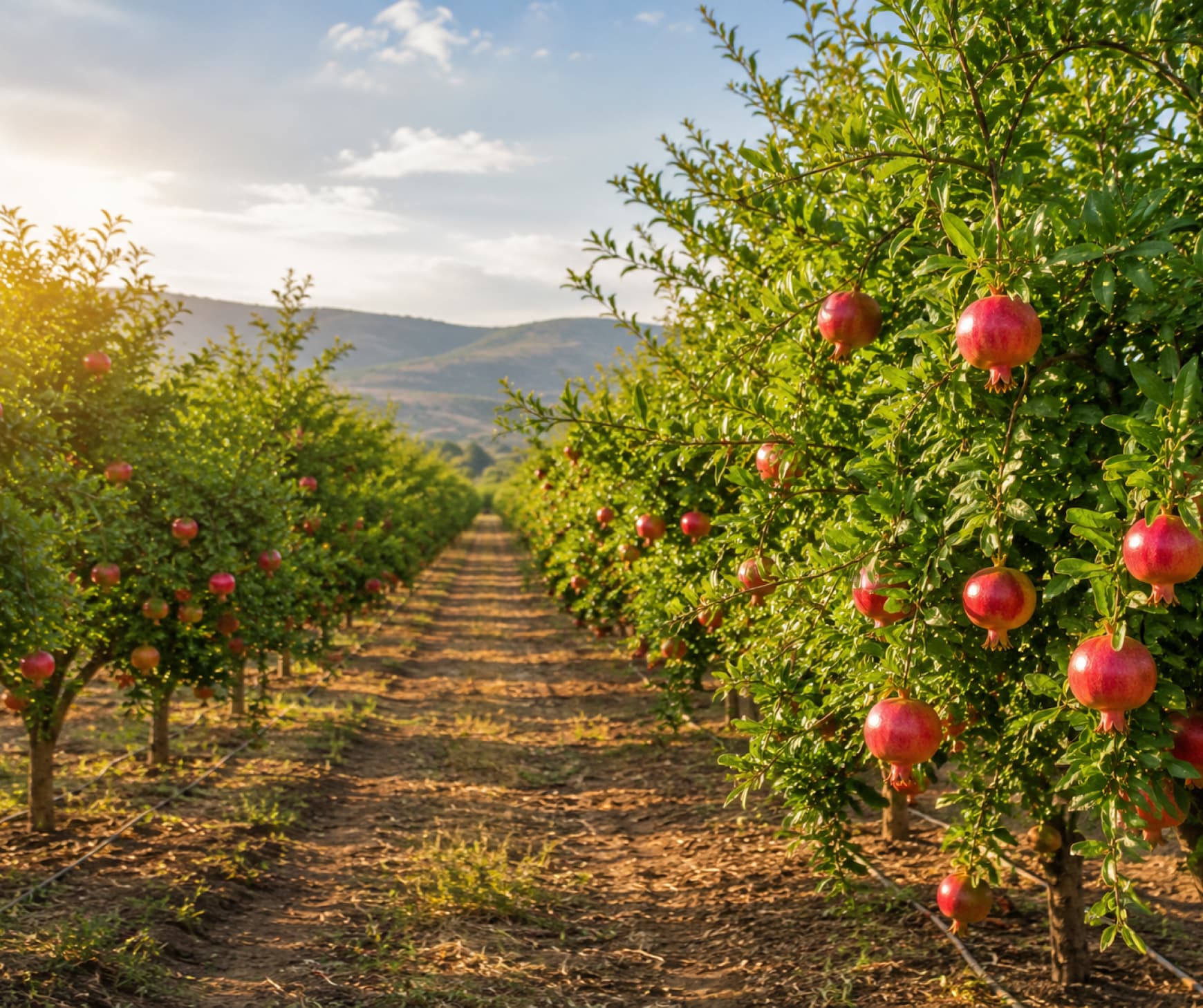 Farmer working in cultivated fields using technology-driven farming practices